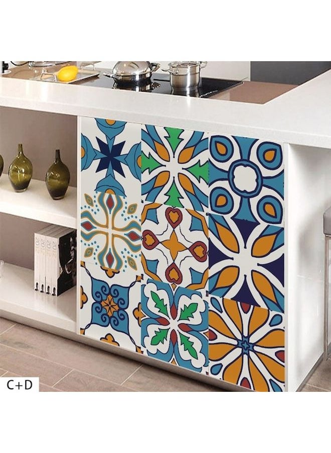 ماركة غير محددة ملصق بتصميم بلاط مبتكر من قطعة واحدة متعدد الألوان  - Image 3