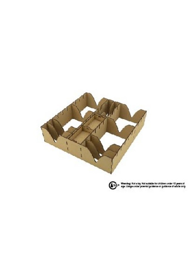 The Broken Token Game Organizer Compatible with Red Dragon Inn Regular Box - Wooden Game Organizing Box with Multiple Trays, Dividers and Rows - Image 3