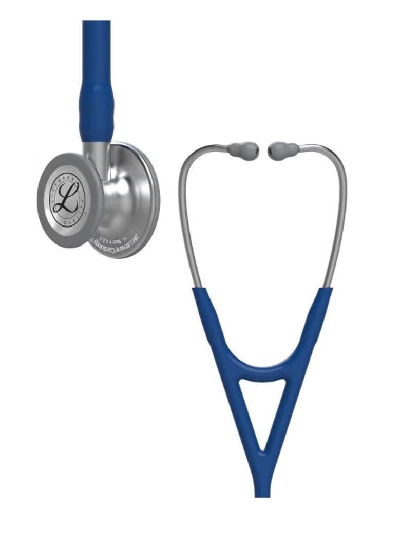 ثري أم ليتمان سماعة طبيب 3M™ Littmann® Cardiology IV™ التشخيصية، بطول 69 سم، (لون أزرق داكن 6154) - Image 1