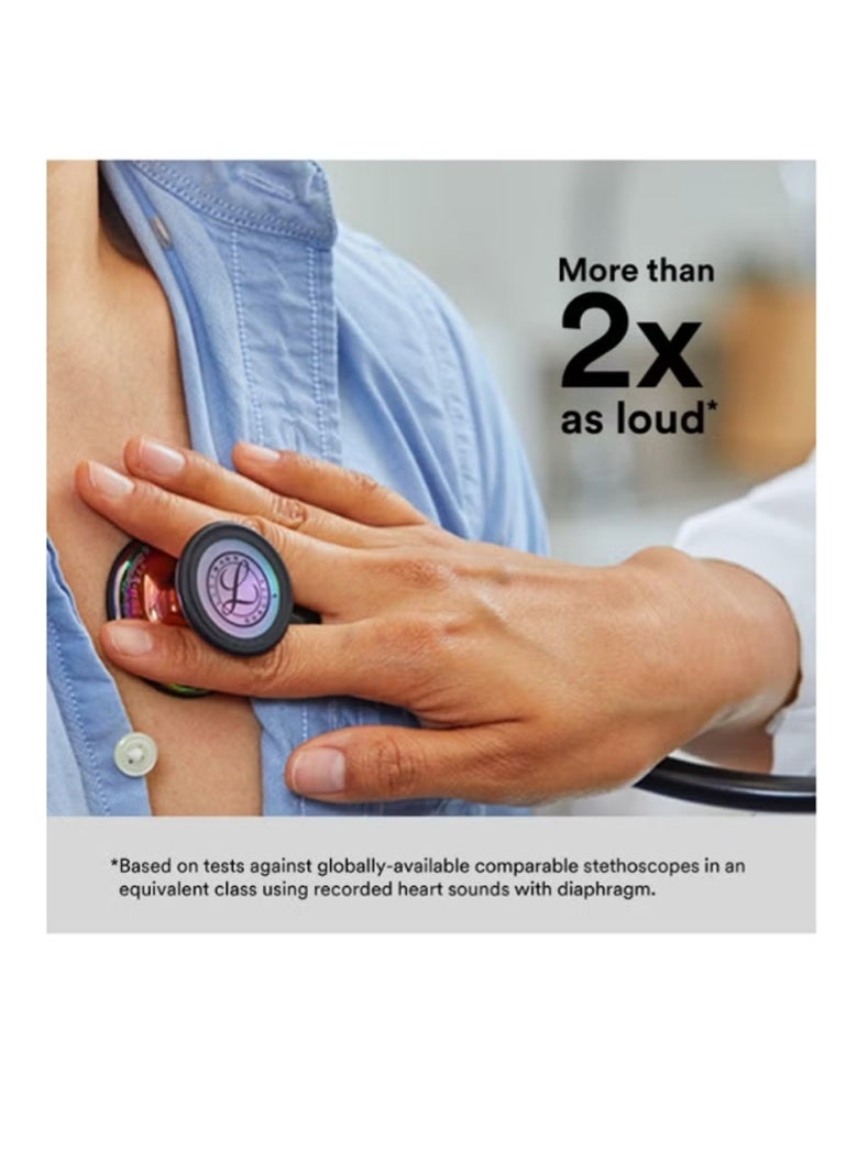 ثري أم ليتمان سماعة طبيب 3M™ Littmann® Cardiology IV™ التشخيصية، بطول 69 سم، (لون أزرق داكن 6154) - Image 4