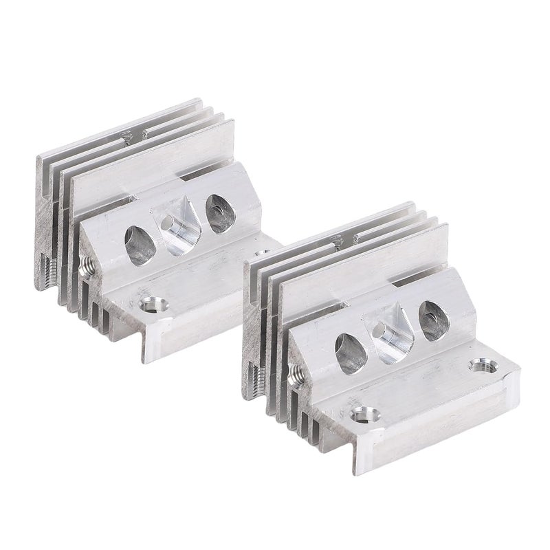 Dust tight seal Generic 2Pcs K1 Maximum Hotend HeatSink, Aluminum Alloy Efficient Heat Sink Fast Cooling Block, Print Head Heating Block Replacement Kit for K1 for Maximum 3D Printer Accessories Scratch resistant Upgraded simple practical design Indoor outdoor use Safe silicone build Remote village delivery cover Cleaner resistant Workday cycle fulfillment Global flexible sizing options Batch consistent craftsmanship Treated anti-rust metal All consumer tier purchase options Flexible varied design Replaceable parts Certified stocked merchandise Newly stocked local goods Budget friendly premium quality Trendy budget practical design Precision polished solid material Anti slip Practical build Carefully engineered build Regional central warehouse stock Closed & open space compatible Long lifespan - Image 3