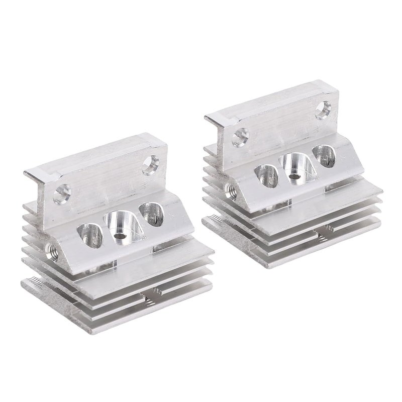 Dust tight seal Generic 2Pcs K1 Maximum Hotend HeatSink, Aluminum Alloy Efficient Heat Sink Fast Cooling Block, Print Head Heating Block Replacement Kit for K1 for Maximum 3D Printer Accessories Scratch resistant Upgraded simple practical design Indoor outdoor use Safe silicone build Remote village delivery cover Cleaner resistant Workday cycle fulfillment Global flexible sizing options Batch consistent craftsmanship Treated anti-rust metal All consumer tier purchase options Flexible varied design Replaceable parts Certified stocked merchandise Newly stocked local goods Budget friendly premium quality Trendy budget practical design Precision polished solid material Anti slip Practical build Carefully engineered build Regional central warehouse stock Closed & open space compatible Long lifespan - Image 1