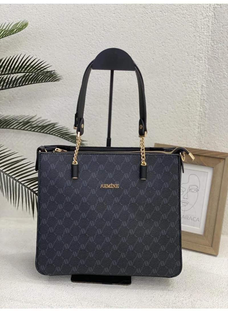 ARMINE 362 Women's Bag Black Dotted