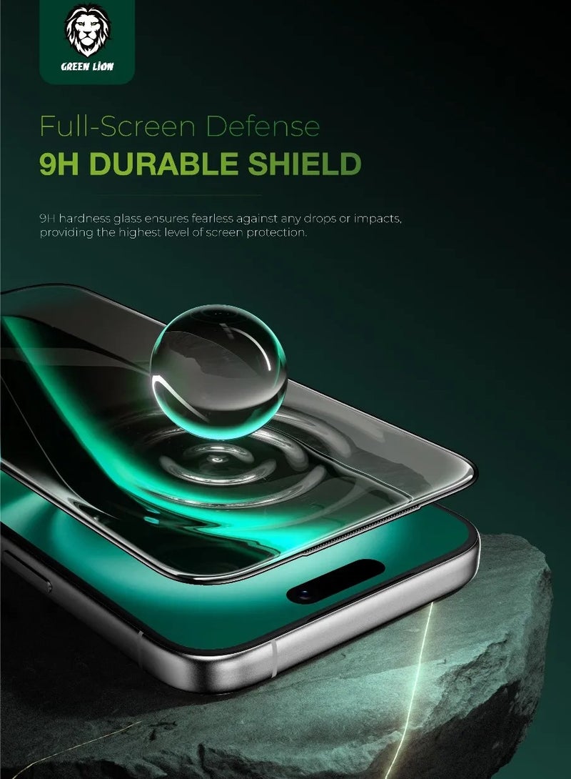 GREEN LION iPhone 17 Glass / Screen Protector / Sir Louis 3D Advanced Round Edge Glass - Image 4