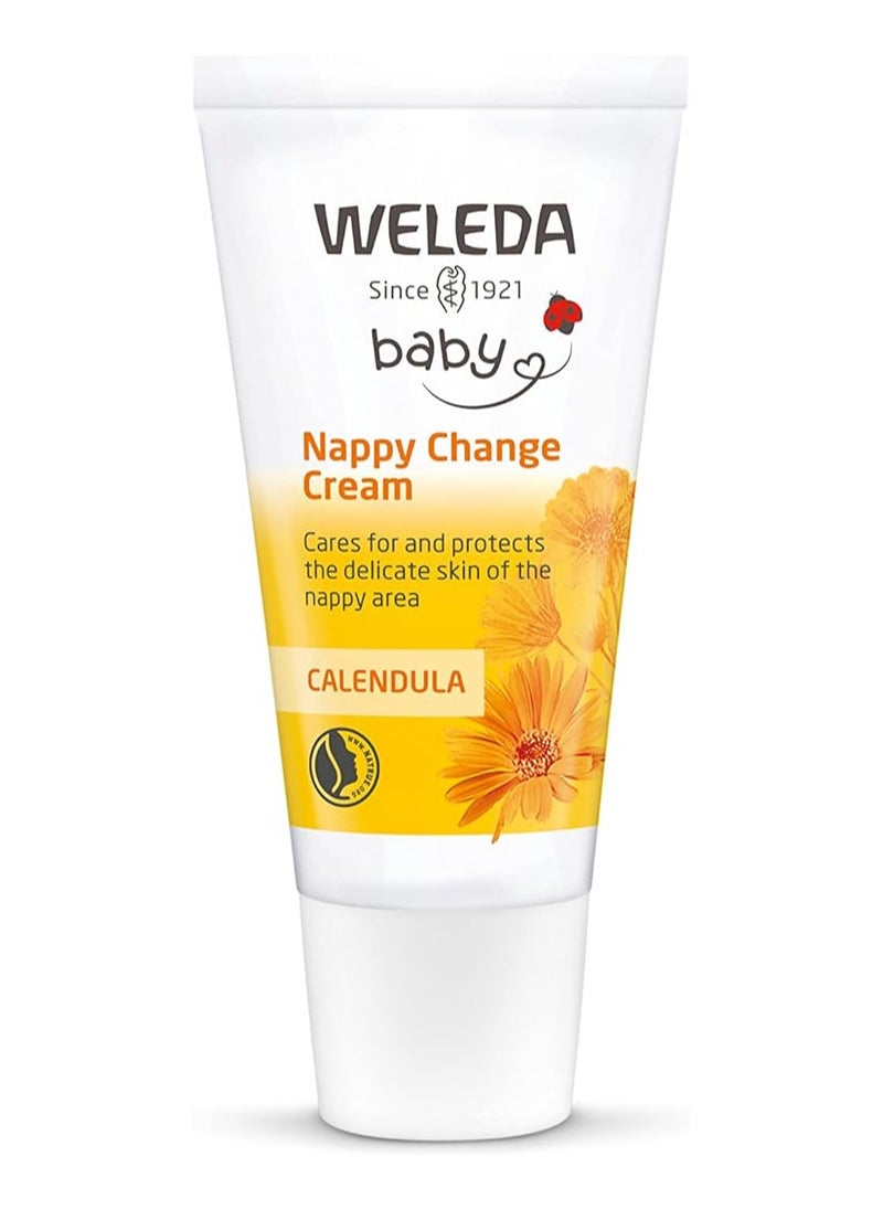 Weleda Weleda Nappy Cream with Calendula, Barrier Cream for Baby, Lanolin, Dermatologically Tested, Gentle Protection, 100% Certified Natural, 30 ml  - Image 2