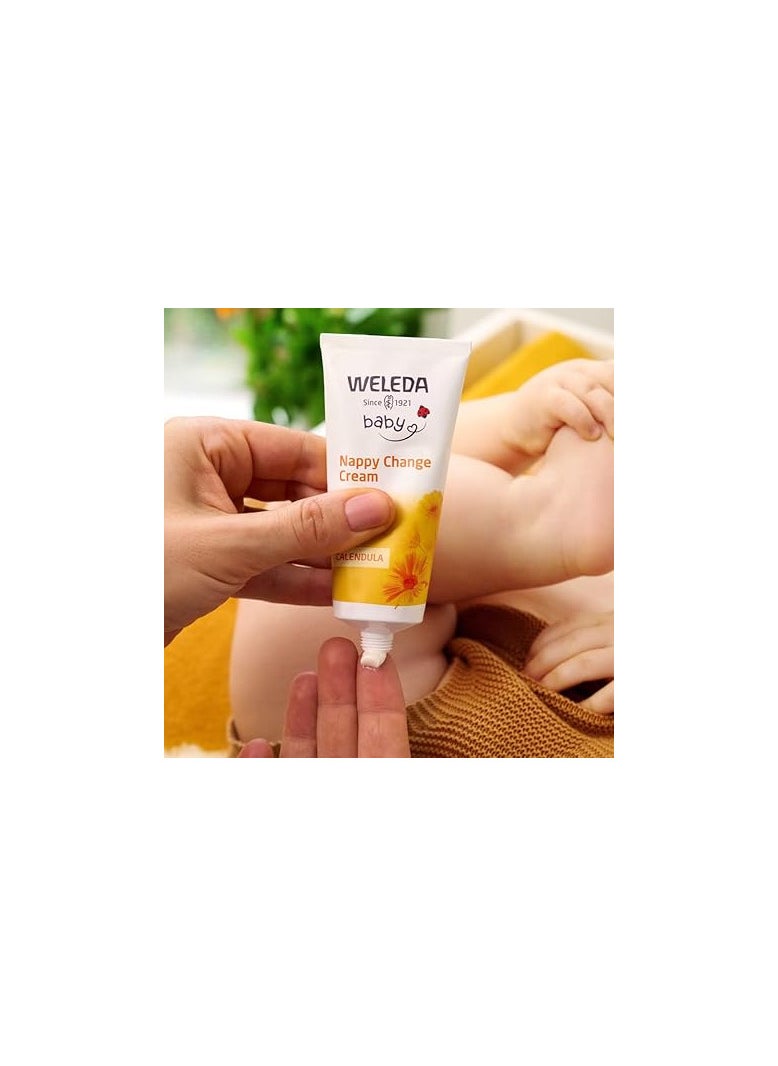 Weleda Weleda Nappy Cream with Calendula, Barrier Cream for Baby, Lanolin, Dermatologically Tested, Gentle Protection, 100% Certified Natural, 30 ml  - Image 3