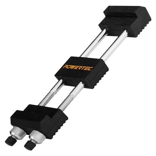 POWERTEC Sharpening Stone Holder – Adjustable Whetstone Stone Holder 5.5" to 9", Non-Slip Rubber Base for Secure Knives Sharpening for Kitchen w/knife Sharpener, Wet, Diamond Stone(71013) - Image 1