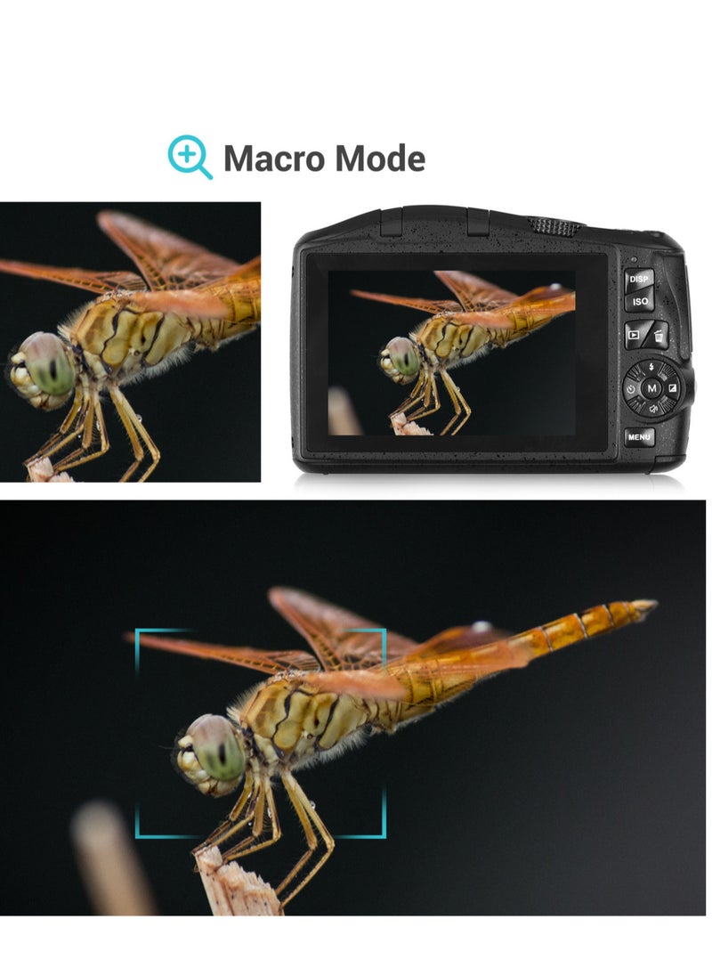 Generic - 4K/60FPS 48MP High Resolution Digital Camera Multifunctional Portable 16X Digital Zoom Video Camcorder - Image 1
