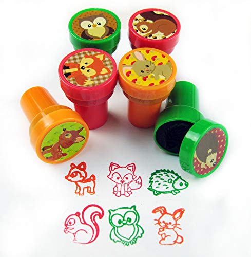 TINYMILLS Tiny Mills 24 Pcs Woodland Animals Stampers for Kids - Image 2