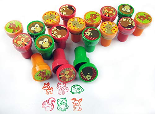 TINYMILLS Tiny Mills 24 Pcs Woodland Animals Stampers for Kids - Image 3