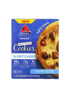 Snack Protein Cookies Chocolate Chip 4 Cookies 1.38 oz 39 g Each - pzsku/Z0A7FBC4F7F94C0090E26Z/45/_/1701410095/eb3a4b2b-4f48-4353-afad-2f58a645380a