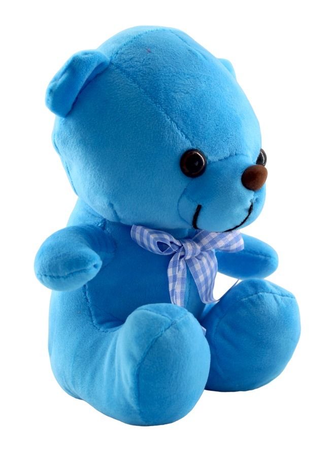 Toy Box Non-Toxic Stuffed And Plush Soft Teddy Bear Blue(24x19x14cm)  - Image 2