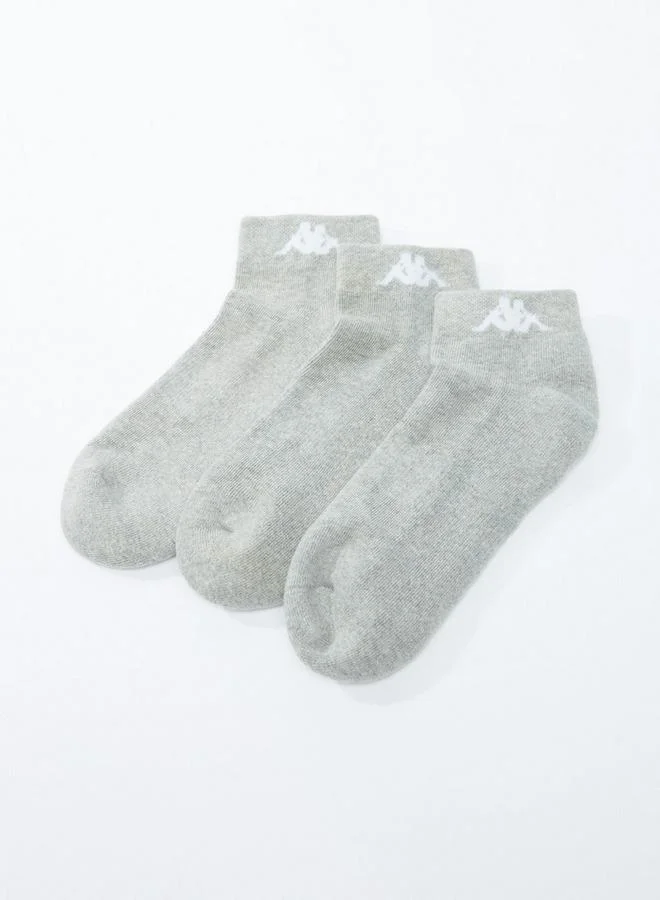 Kappa Set of 3 - Kappa Textured Ankle Length Socks