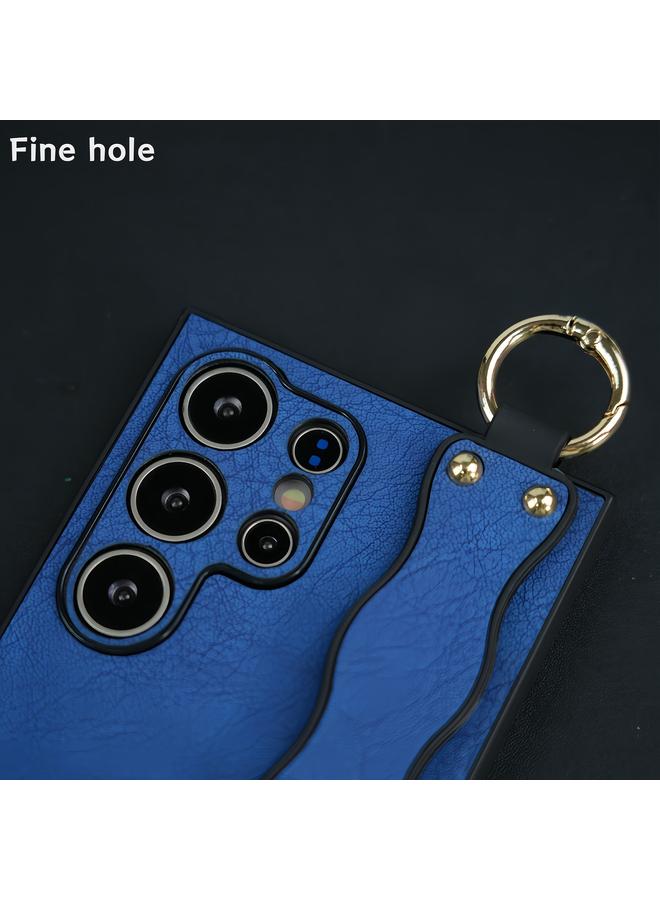 S-TOP Case For Samsung Galaxy S21 Ultra 5G Wavy Wristband Bracket TPU Phone Case - Image 5