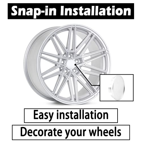 Rheedal 4Pcs 66mm(2.6inch) Wheel Center Caps for Volkswagen Wheel Rim Replacement 3B7601171 5G0601171 Jetta/Passat/Golf/GTI/Beetle/CC/Tiguan Hub Cap, (Silver, Out 66mm, Inner 55.5mm) - Image 4