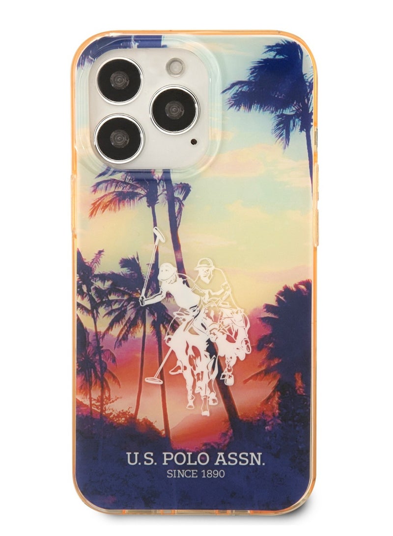 يو اس بولو غطاء يو إس بي سي/تبو مع تصميم كاليفورنيا ومصد مصبوغ حصان لآيفون 14 برو ماكس - Image 5