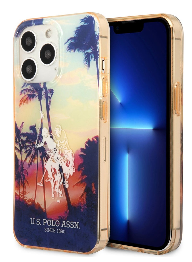 يو اس بولو غطاء يو إس بي سي/تبو مع تصميم كاليفورنيا ومصد مصبوغ حصان لآيفون 14 برو ماكس - Image 4