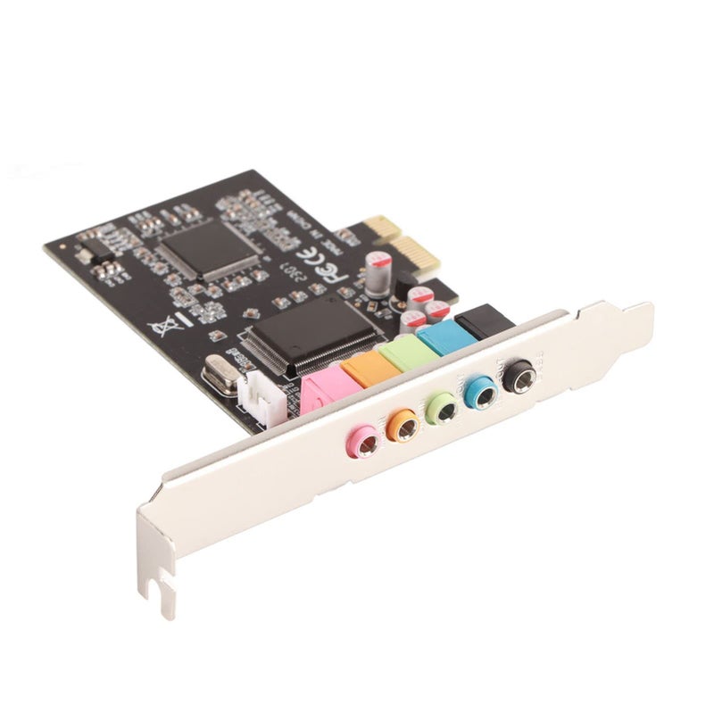 6 Channel PCI Express Sound Card with Driver CD for Windows Vista 32 64 Bit PC - Image 3