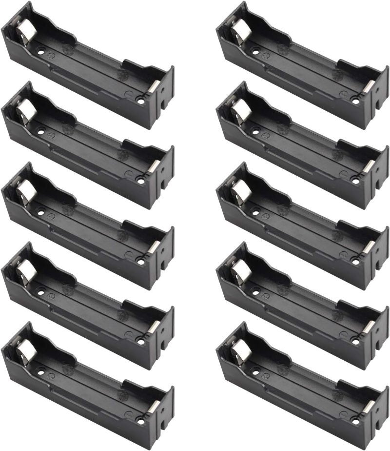 18650 Battery Holder 1-Slot Plastic Storage Box - Durable Plastic with Metal Spring for 18650 Battery DIY Circuit Work - Image 2