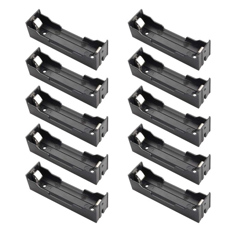 18650 Battery Holder 1-Slot Plastic Storage Box - Durable Plastic with Metal Spring for 18650 Battery DIY Circuit Work - Image 1