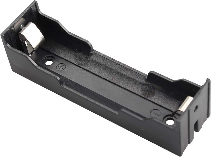 18650 Battery Holder 1-Slot Plastic Storage Box - Durable Plastic with Metal Spring for 18650 Battery DIY Circuit Work - Image 4