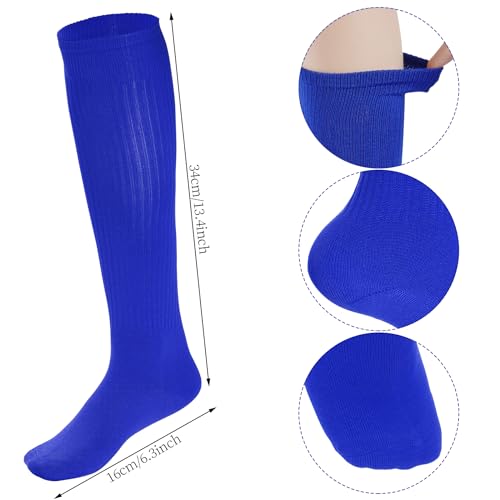 Dxhycc Youth Baseball Socks and Belt Combo Set Softball Baseball Socks and Elastic Waist Belt for Youth Boys Girls, Blue - Image 3