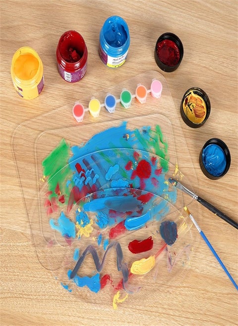 Watercolor Palette Paint Pallet With Lid Watercolor Paint Storage Box Gouache Mixing Palette Paint Palette For Acrylic Oil Paints Supplies