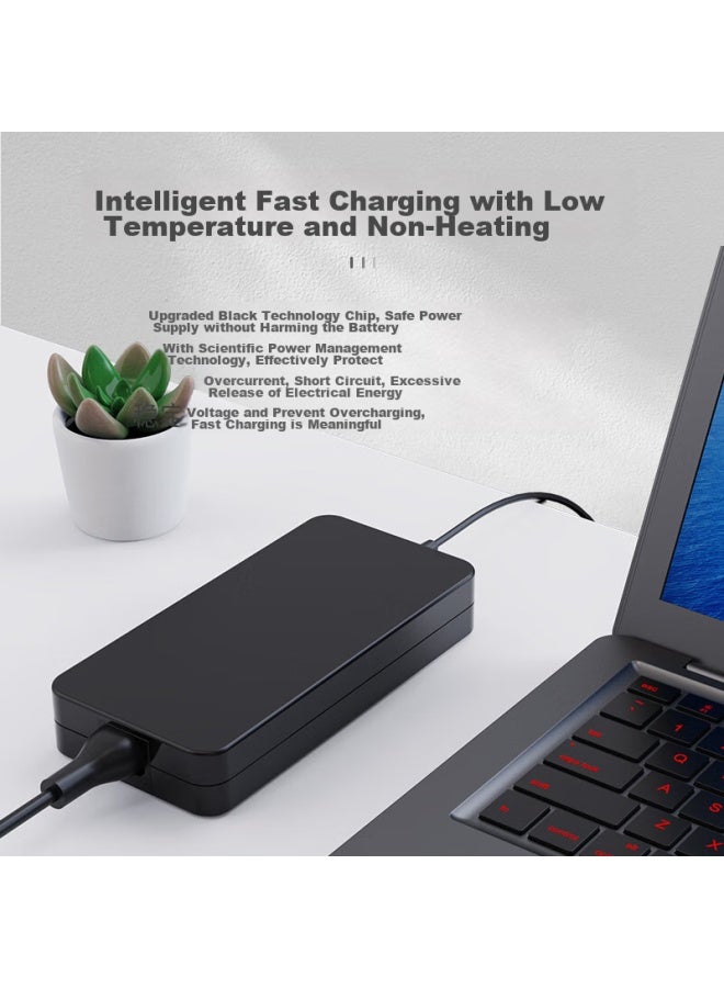 Elei Asus 20v10a Tianxuan 2 200w Moba New Ice Blade Fa506qrm58 Charging Cable Power Adapter 200w Charger High-power Laptop 6.0*3.7 - Image 5