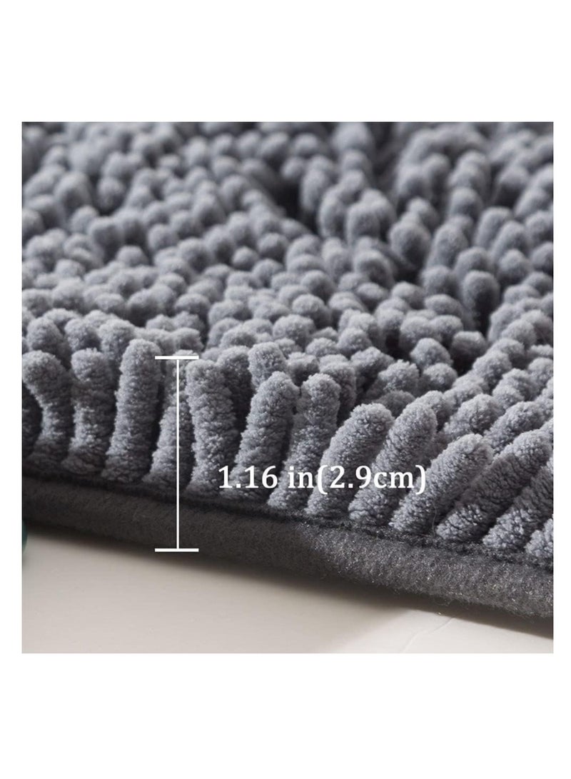 Dubkart Bathroom Rug, 80×50cm Non-Slip Bath Mat, Doormat - Image 3