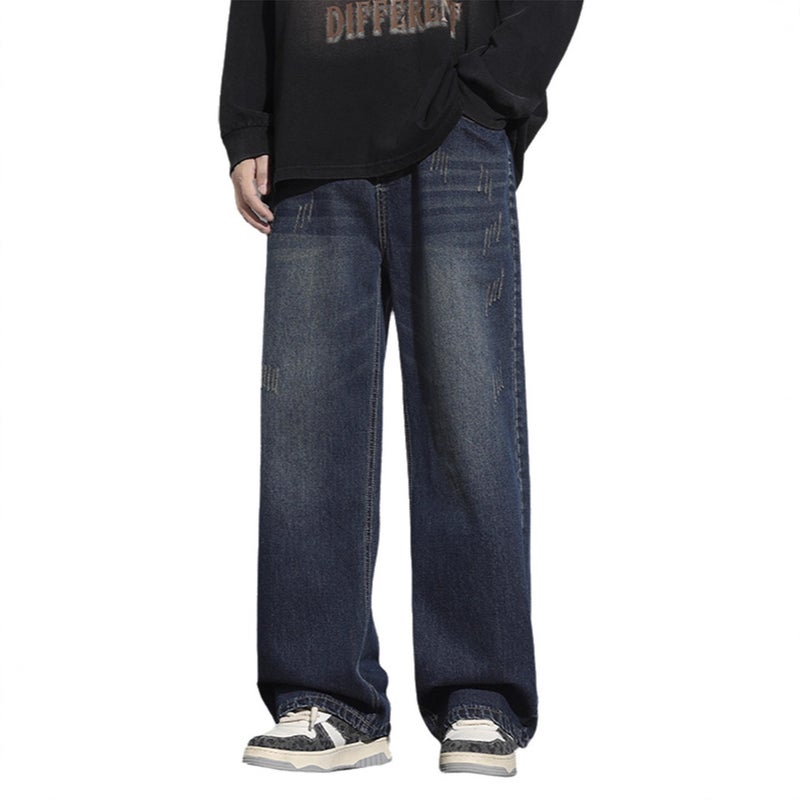 Unisex Casual Daily Denim Jeans - Image 5