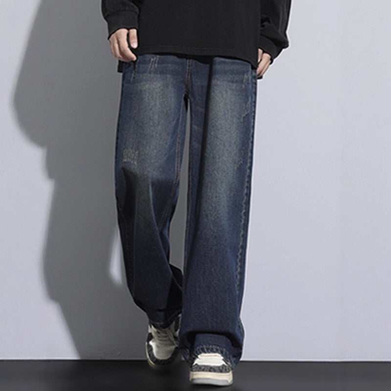 Unisex Casual Daily Denim Jeans - Image 1