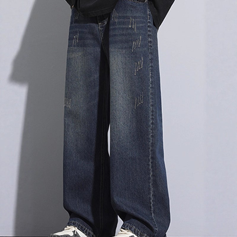Unisex Casual Daily Denim Jeans - Image 4