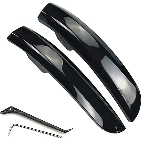 csslyzl Sequential Blinker Car Rear View Mirror Side Marker Lights LED Turn Signal Lamp Assembly Replacement For Ford Kuga Escape Ecosport 2013-2018,C-Max 2013-2017, Focus 2012-2018 Smoked Lens - Image 5