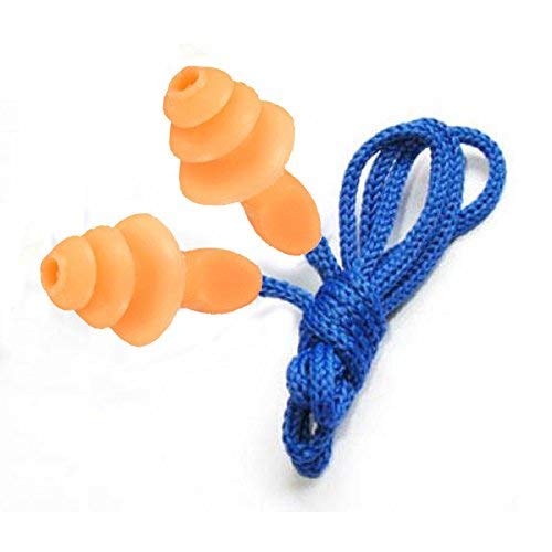3M 1270 Corded Reusable Noise Reduction Earplug (Pack of 10) by Rajvir International - Image 2