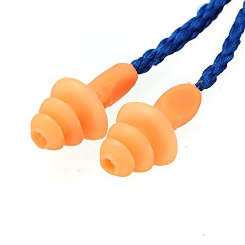 3M 1270 Corded Reusable Noise Reduction Earplug (Pack of 10) by Rajvir International - Image 3