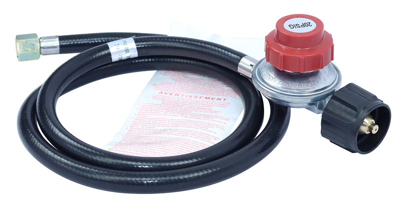 METER STAR 41,000 BTU 10 Jets Homemade Cast Iron Burner Assembly Flame Control System and High Pressure Regulator with Hose for DIY Forge Pizza Oven Turkey Fryer Accessories - Image 5