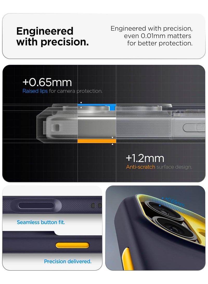 Spigen Nano Pop MagFit iPhone 17 MagSafe Case Cover Mil Grade - Blueberry Navy - Image 5