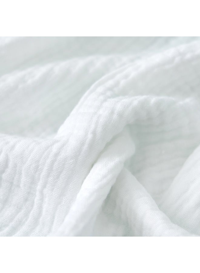 حفاضات أطفال قطنية مزدوجة الطبقات قابلة للغسل لحديثي الولادة، حفاضات شاش ماصة للأطفال، رقيقة جدًا وتسمح بمرور الهواء، مناسبة لبذور الخردل البولية - Image 3