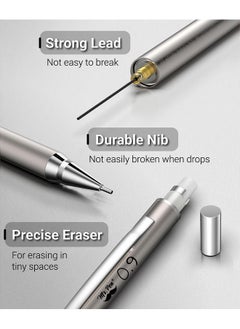 Mr. Pen Mr. Pen- Metal Mechanical Pencils, 0.9mm, 2 Pack, Pencil Mechanical, Lead Pencil, Metal Mechanical Pencil, Drafting Pencil, Mechanical Pencil Metal, Mechinal Pencils, Christmas Gift  - Image 2
