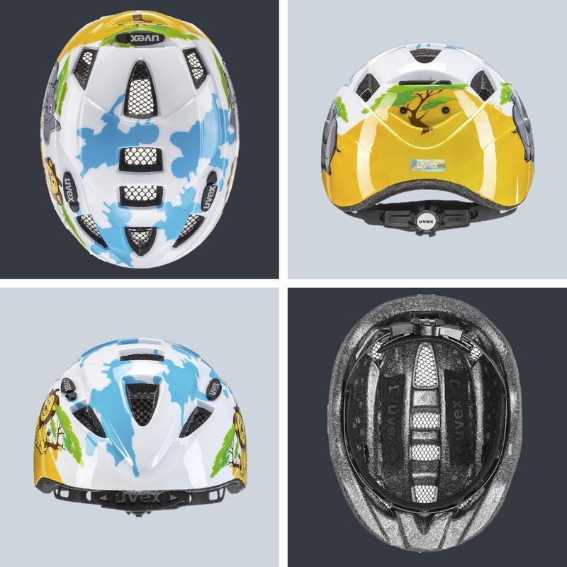 Uvex Kid 2 Bicycle Bike Helmet - Children's Safety Helmet - Integrated Insect Net - Easy Adjustment - Size 46-52 cm, Desert - Image 5