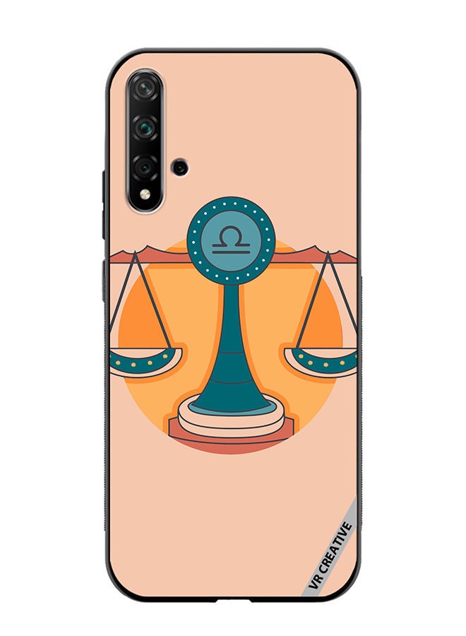 VR CREATIVE Protective Case Cover For Huawei Nova 5T Balance Zodiac Signs Design Multicolour - Image 1