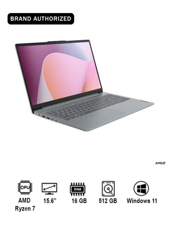 Lenovo IdeaPad 3 Laptop With 15.6-Inch FHD Display, AMD Ryzen 7-5825U Processor/16GB RAM/512GB SSD/Windows 11 Arctic Grey - Image 1