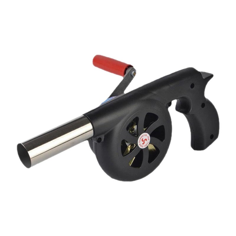 Large Manual Hand Crank BBQ Fire Blower Outdoor Camping Barbecue Grill Starter Tool - Image 2
