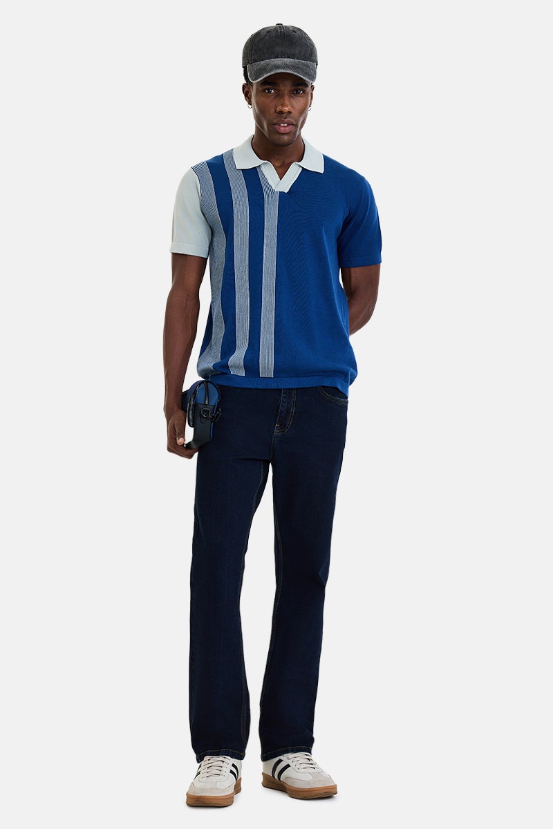 SNITCH Indigo Solid Straight Fit Casual Jeans - Image 3