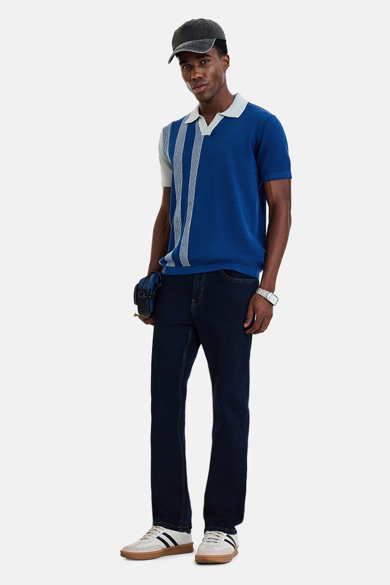 SNITCH Indigo Solid Straight Fit Casual Jeans - Image 2