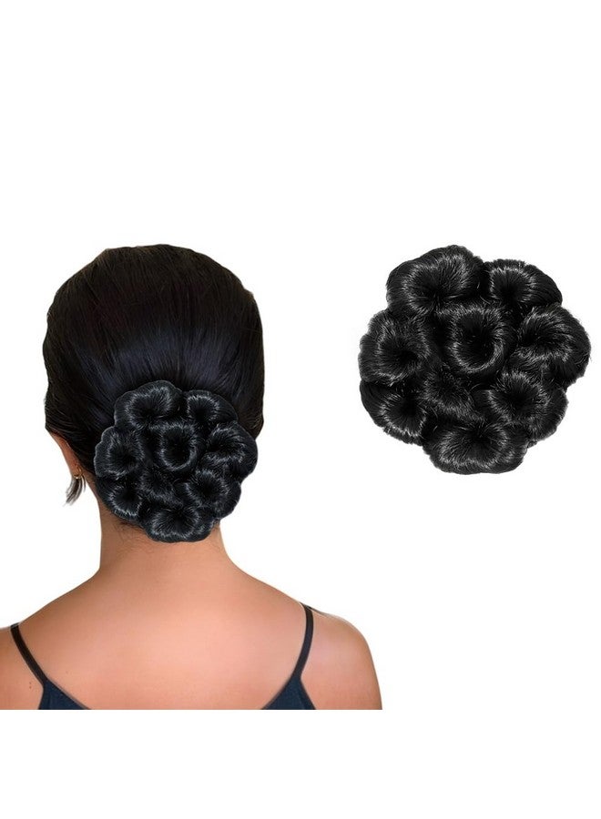 BLUSHIA Hair Juda Bun And Wigs Juda Dory Panja, Black Color - Image 1