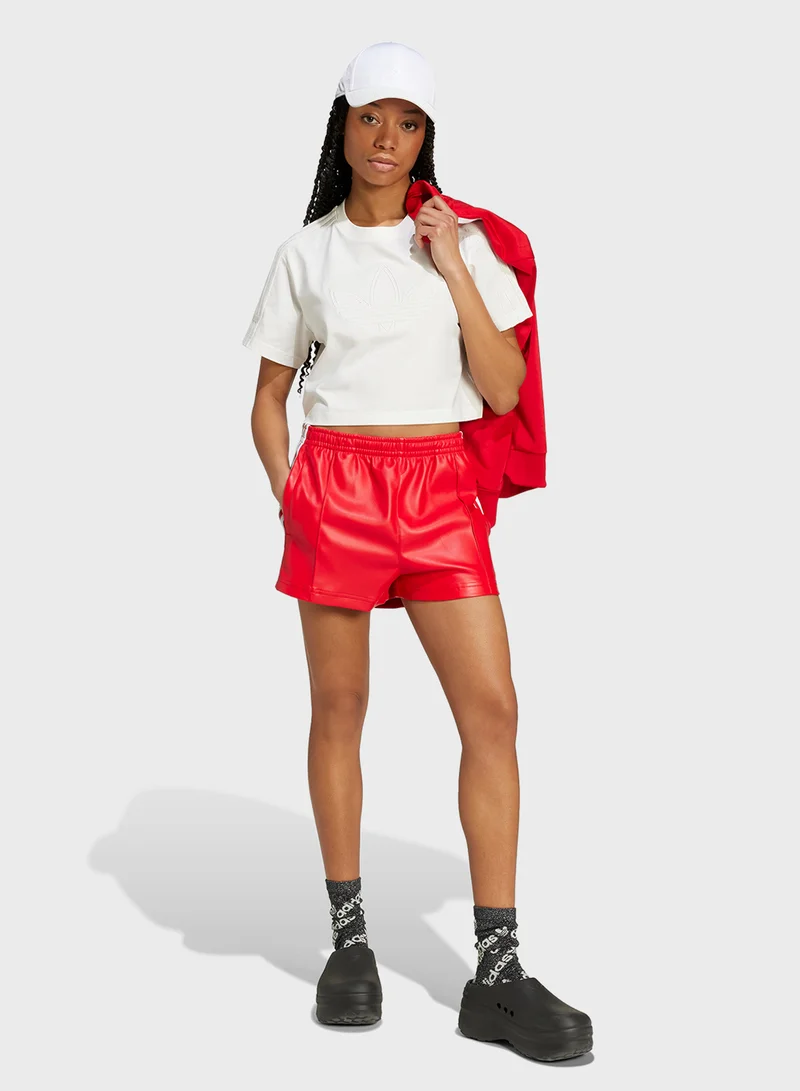 adidas Originals Firebird Trefoil Cropped T-Shirt
