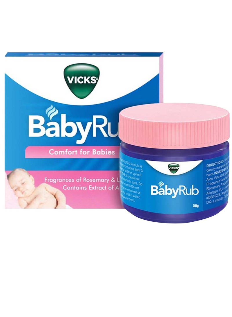 Vicks Virtual World Baby Rub Comfort For Babies 50G - Image 1