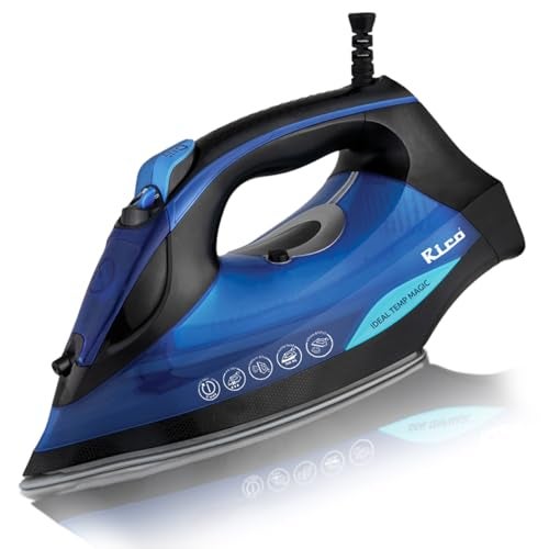 Rico 2200 Watts Japanese Technology Steam Iron with Spray | No Burn Guaranteed | Press Iron Clothing with 2 Ways Auto Shut-Off | 2 Year Replacement Warranty SI2110 - Image 1