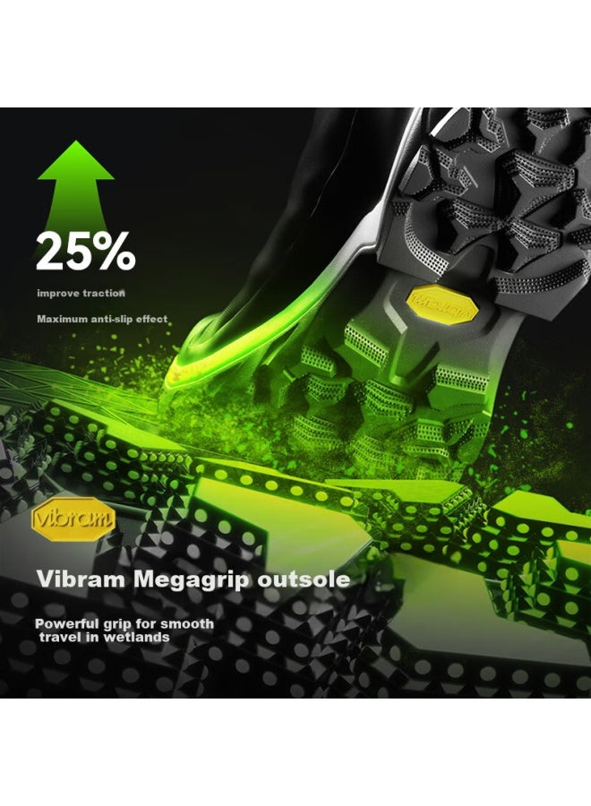 PELLIOT Women'S Outdoor Climbing Shoes Event Waterproof Vibram Anti-Slip Hiking Shoes 125119032 Gray Size 37 - Image 1